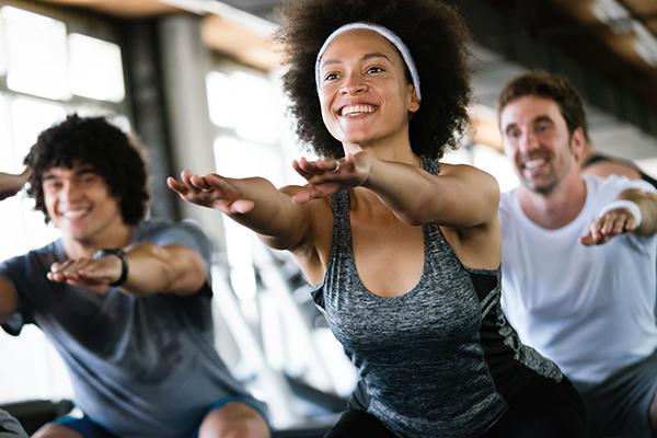 On-Site-Training woman exercising