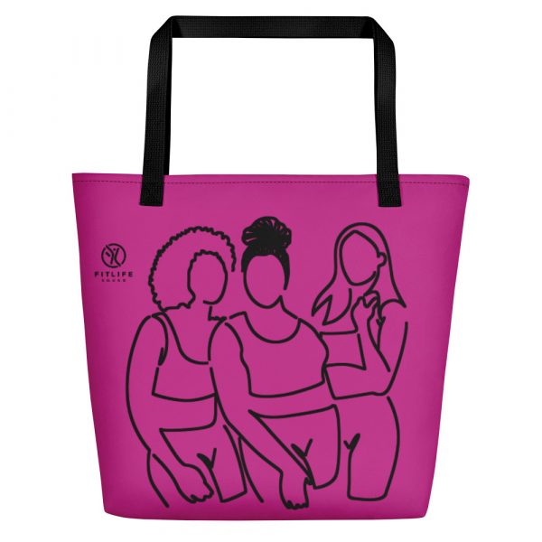 Fit Life Tote Bag - Berry - Image 2