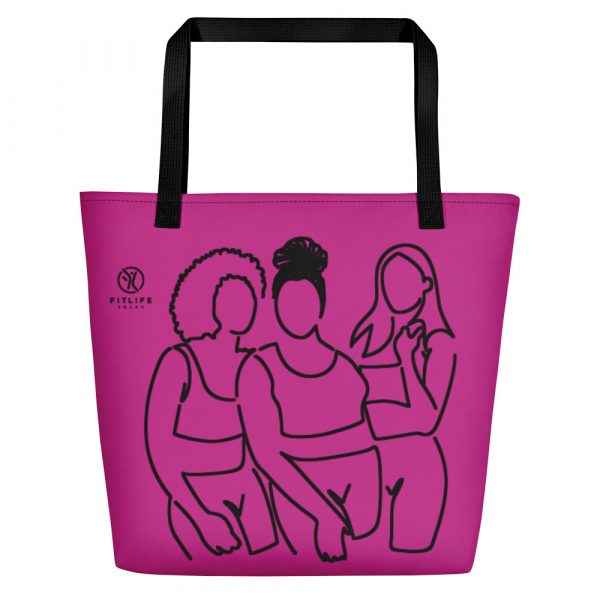 Fit Life Tote Bag - Berry