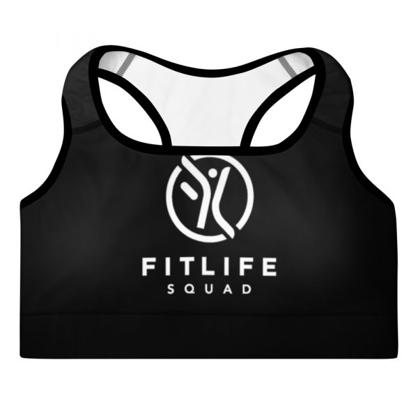 Fit Life Logo Padded Sports Bra