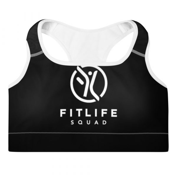 Fit Life Logo Padded Sports Bra - Image 3