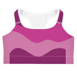 Fit Life Sports Bra - Berry Waves