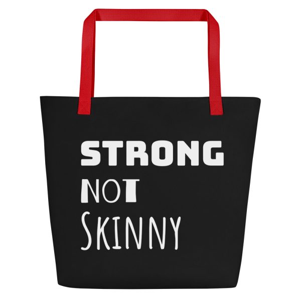 Strong Not Skinny Large Tote Bag - Image 4